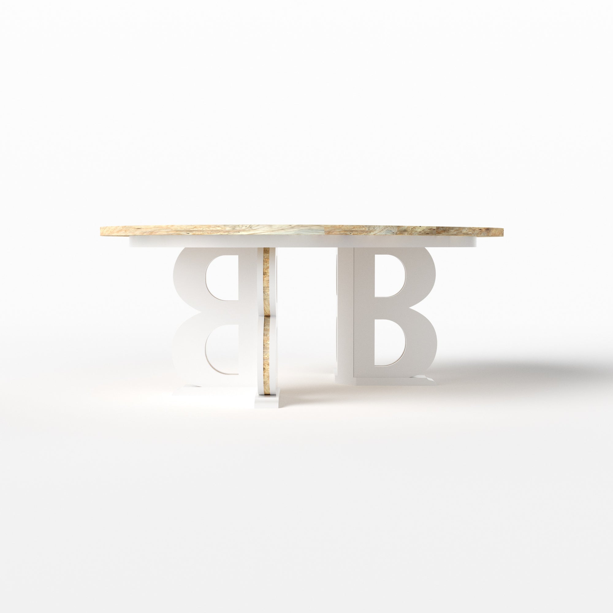 B Pedestal Table